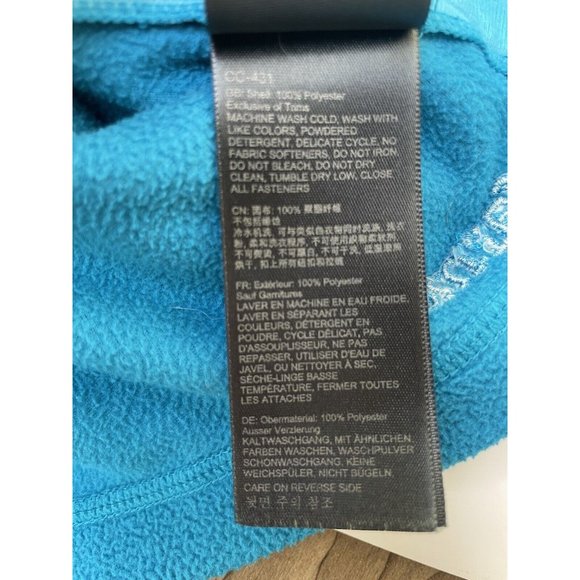 Marmot Women's Full Zip Fleece Jacket Small Blue - Picture 8 of 9